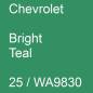 Preview: Chevrolet, Bright Teal, 25 / WA9830.